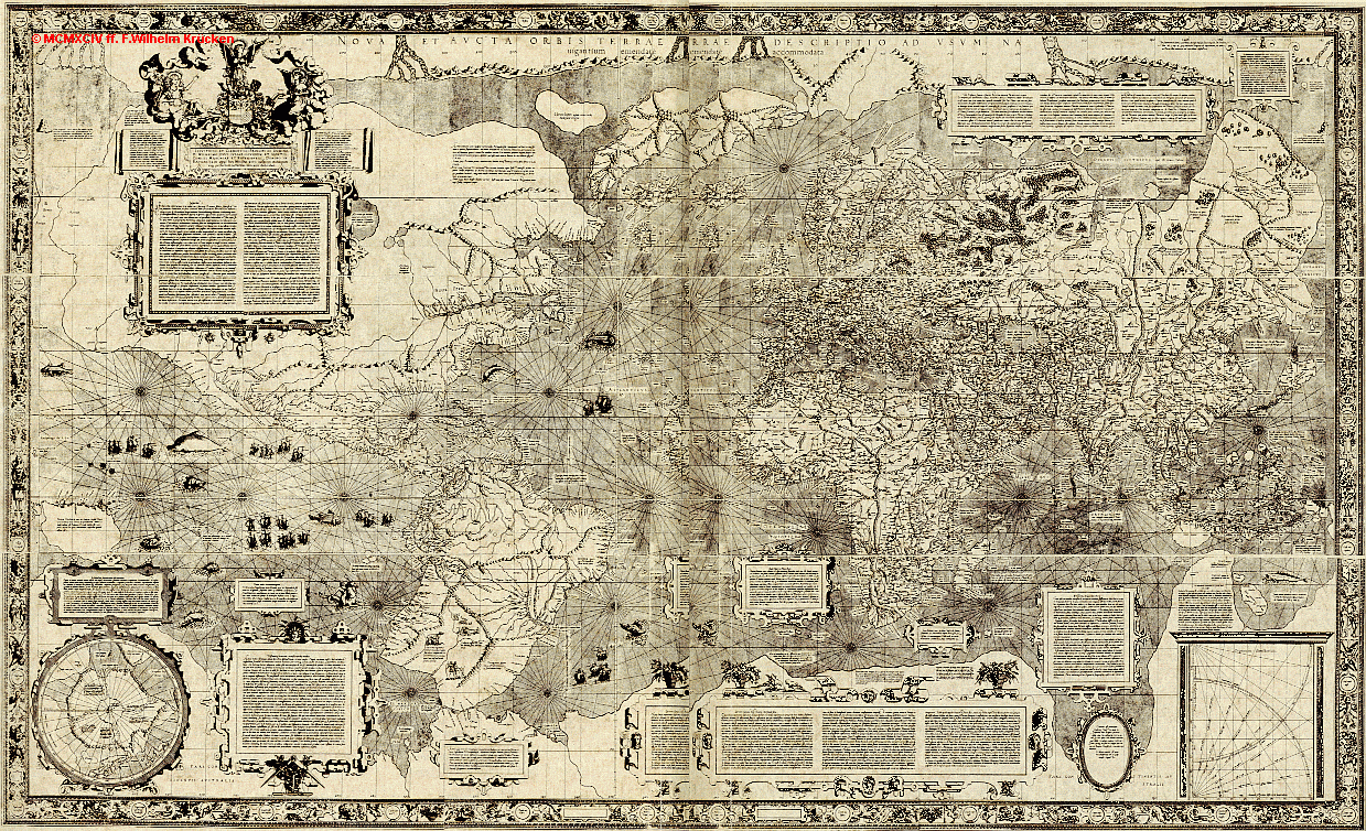 The Mercator world map from 1569.