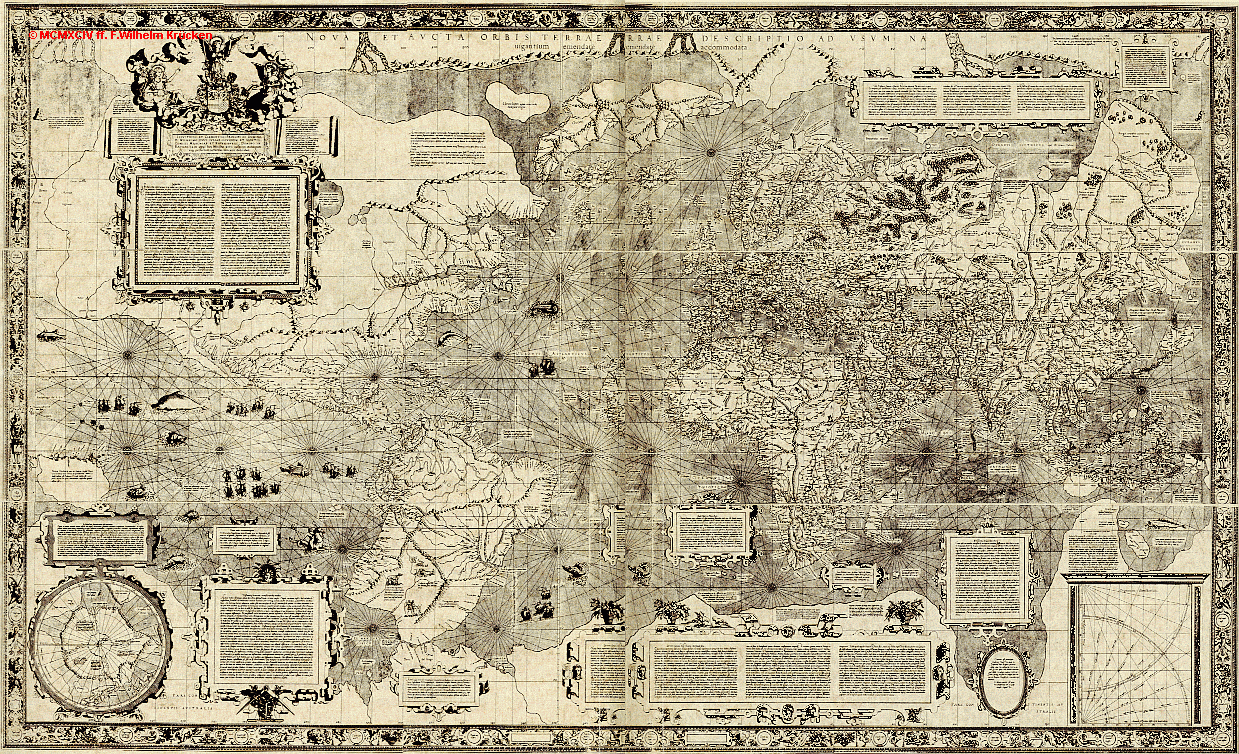 Merkatorova karta sveta iz 1569. godine.